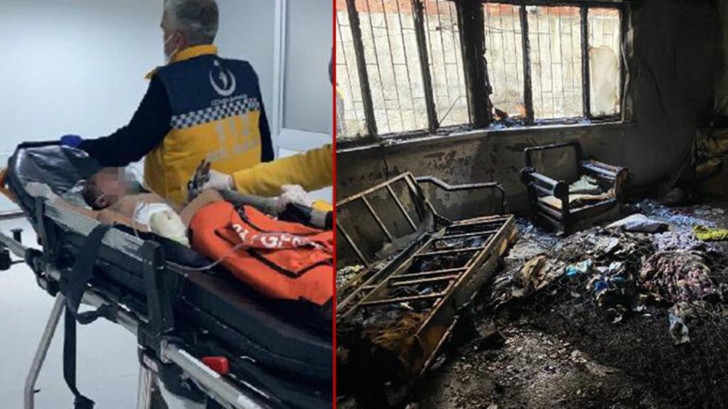 Bu türlü sorumsuzluk olmaz! Umursamaz annenin meskende bıraktığı bebeğini yangından komşusu kurtardı