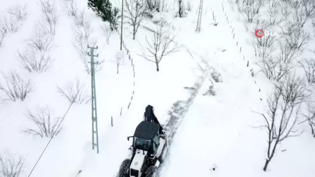 Atakum’da karla çaba