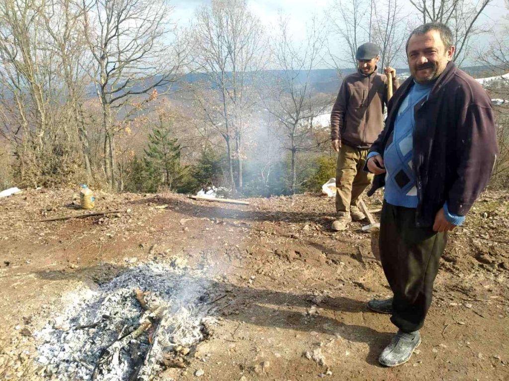 Mahalleliden farklı sistem: Kaya modülünü yakarak kırdı