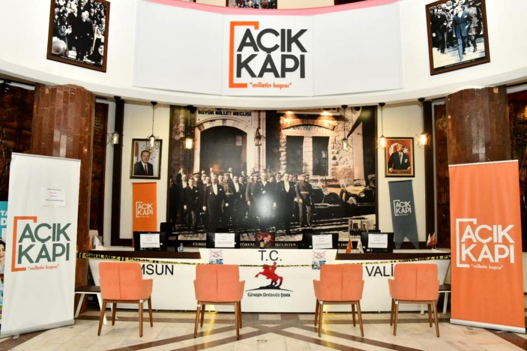 Samsun’da Açık Kapı ünitelerine yapılan müracaatların yüzde 100’ü sonuçlandırıldı
