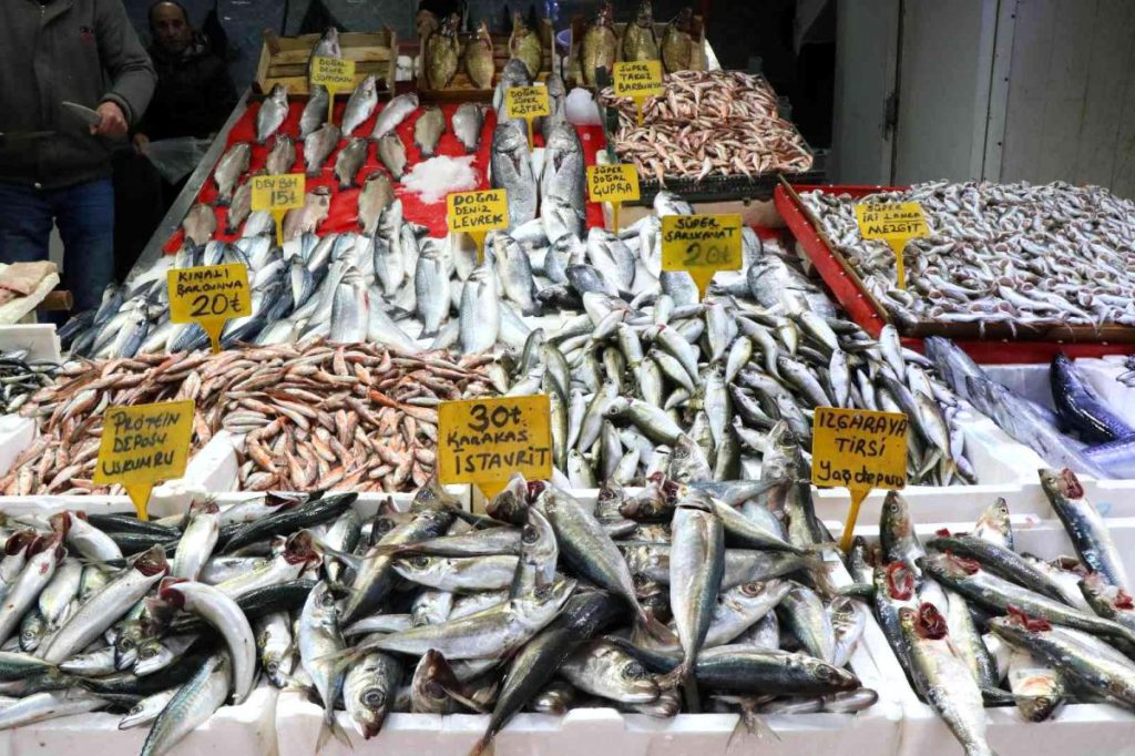 Samsun’da balık fiyatları arttı