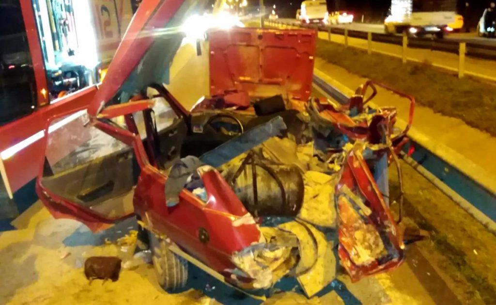Samsun’da iki araba çarpıştı: 6 yaralı
