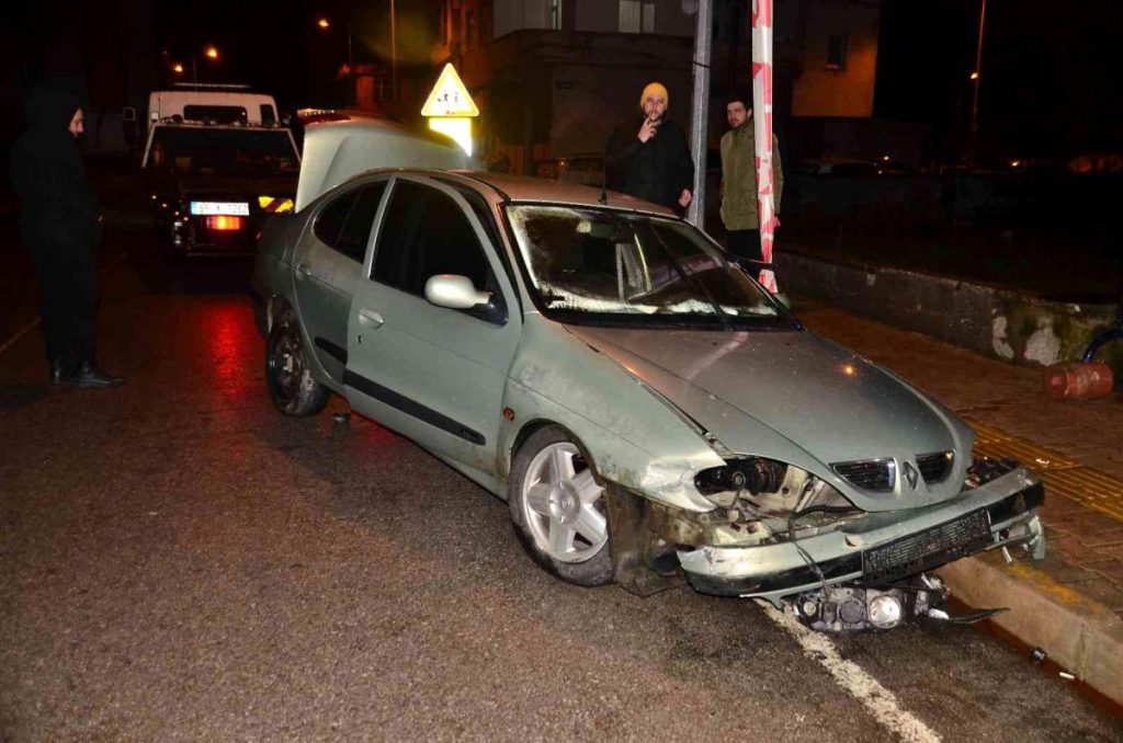 Samsun’da trafik kazası: 1 yaralı