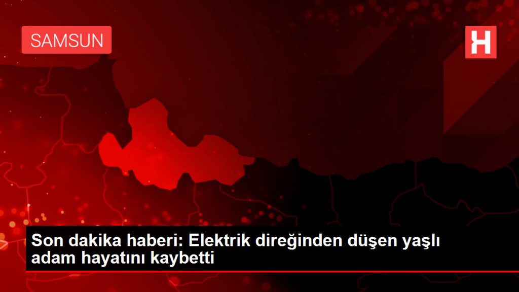 Son dakika haberi: Elektrik direğinden düşen yaşlı adam hayatını kaybetti