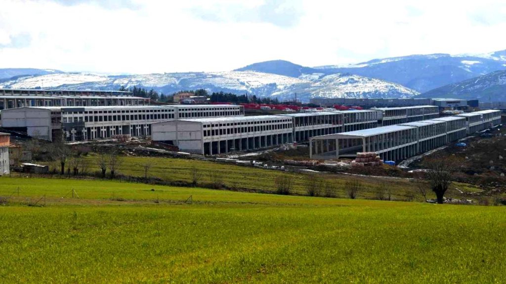 Toybelen Sanayi Sitesi’nin yüzde 33’ü bitti