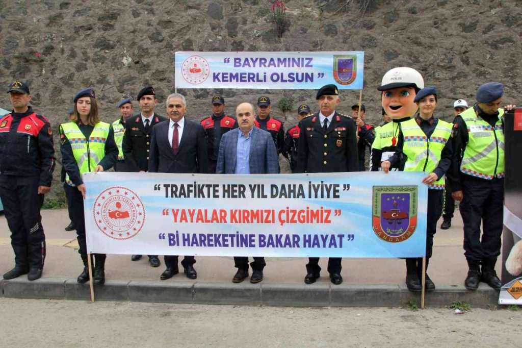 Samsun’da ‘Bayramınız Kemerli Olsun’ kontrolü