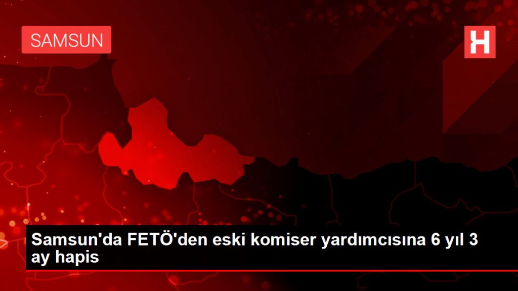 Samsun’da FETÖ’den eski komiser yardımcısına 6 yıl 3 ay mahpus
