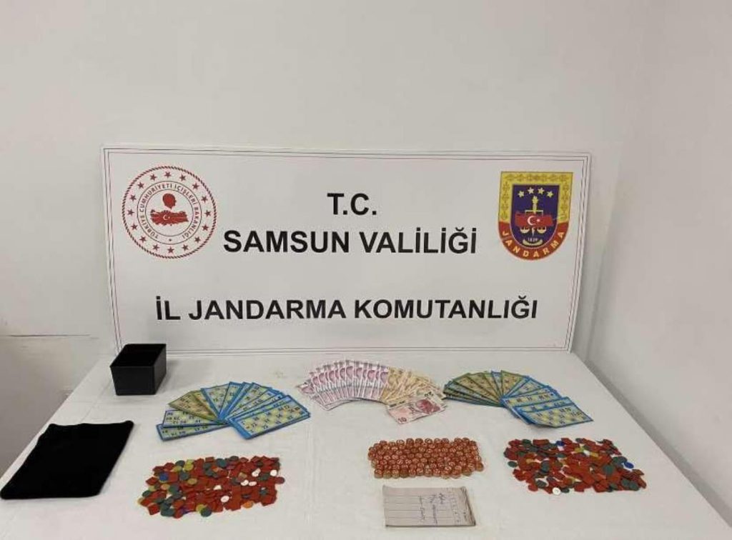 Samsun’da kumar oynayan 33 şahsa 60 bin 27 lira ceza verildi