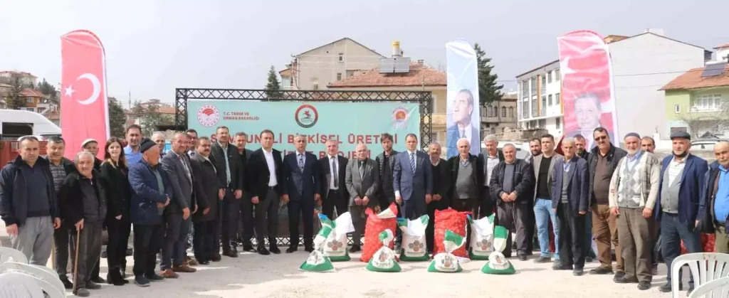 Samsun’da üreticiye patates ve kuru fasulye tohumluğu dağıtımı
