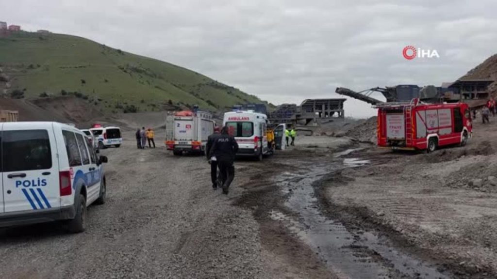 Taş ocağında feci kaza: 1 meyyit