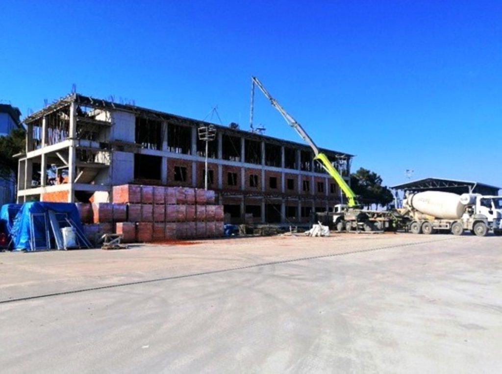 Yemekhane inştının yüzde 40’ı tamamlandı