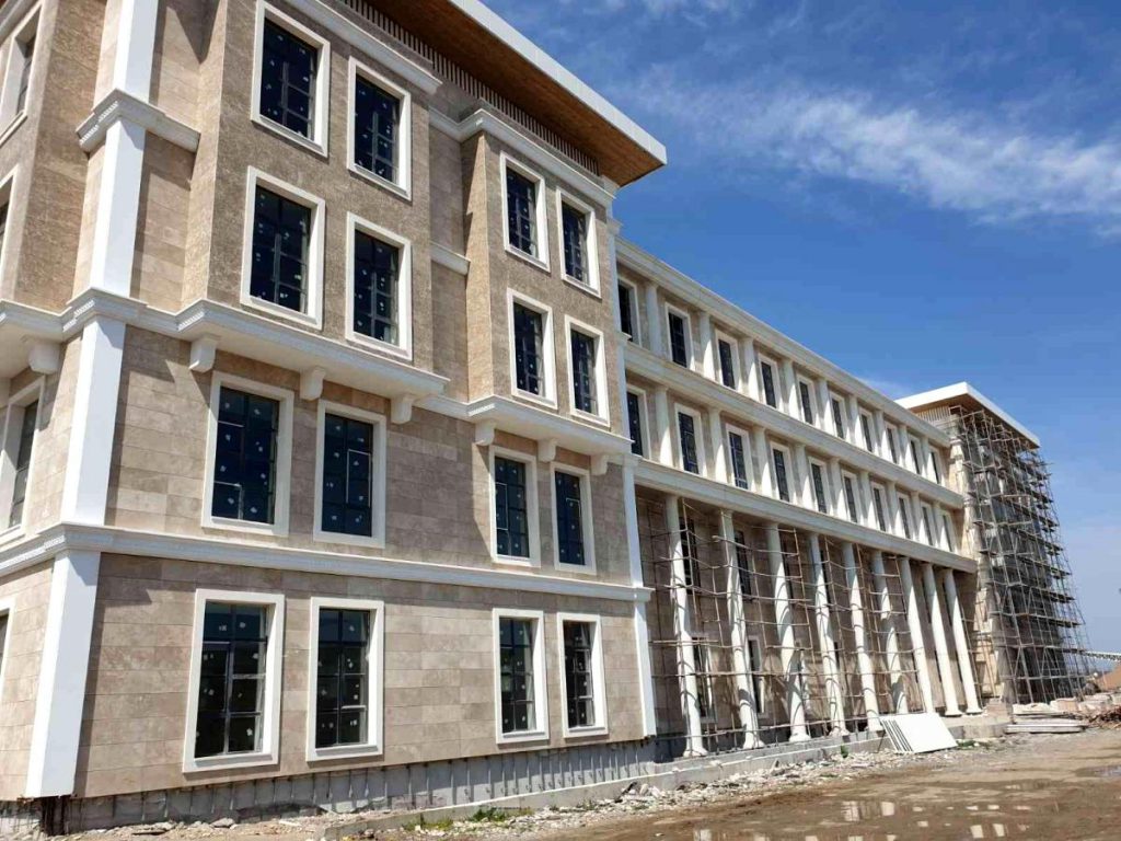 Yeni Bafra Hükümet Konağı inştı devam ediyor