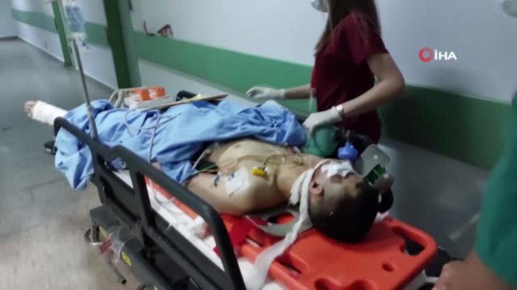 19 yaşındaki genç uykunun tesiriyle 5. kattan düşerek ağır yaralandı