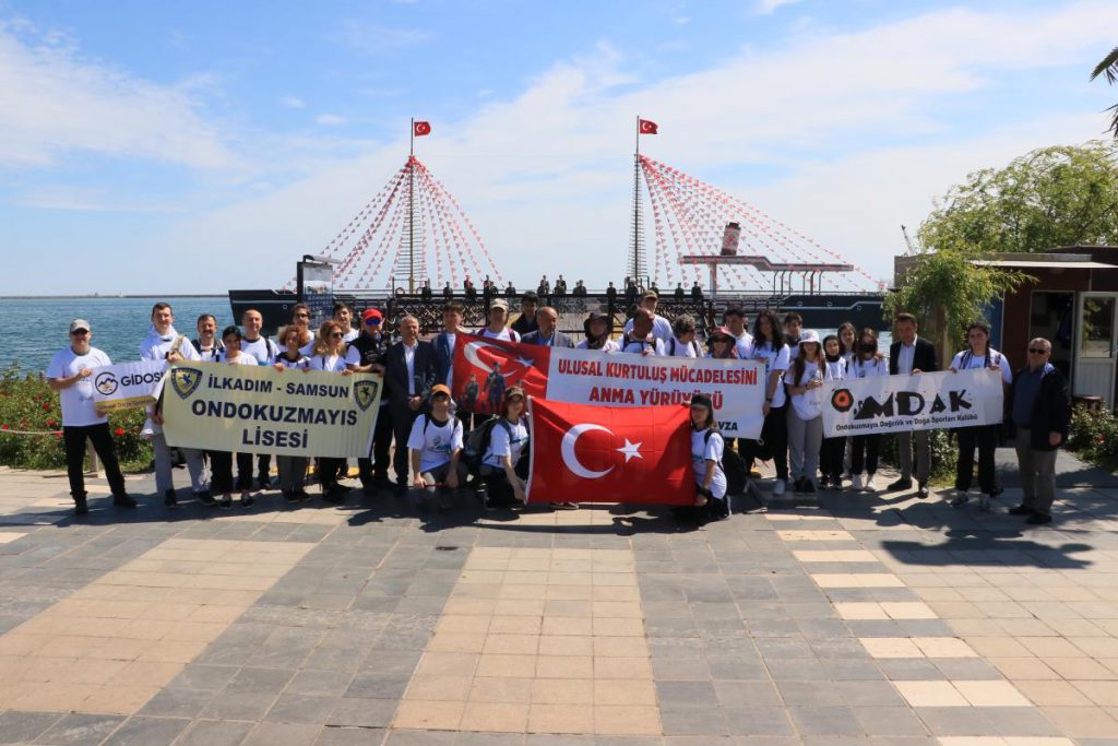 Atatürk’ün Samsun’dan Havza’ya geçtiği yolda gençler Türk bayrağı ile yürüyecek