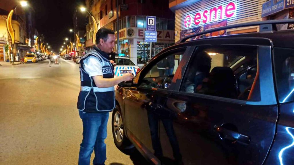 Bafra’da asayiş uygulaması