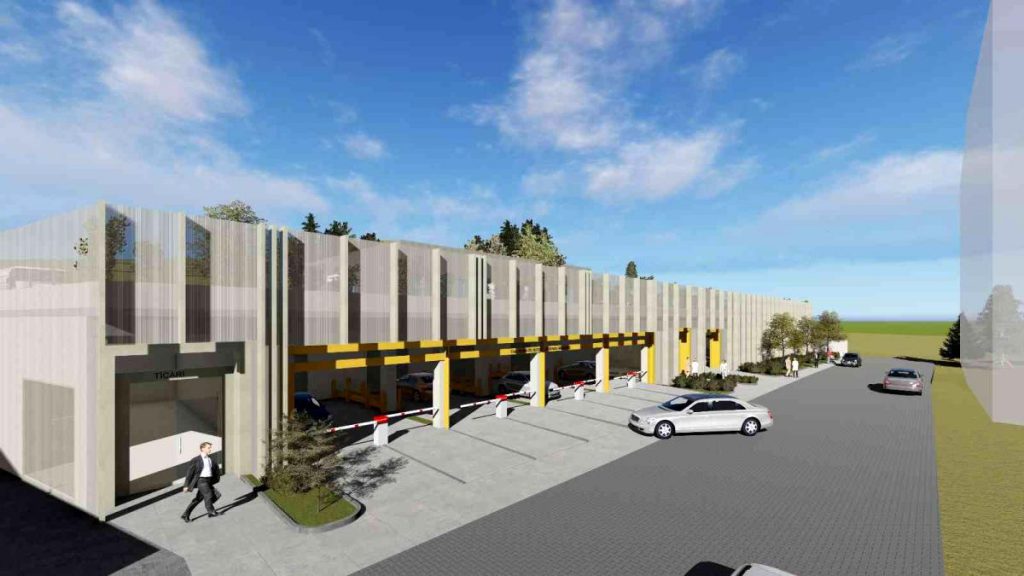 Havza Mekanik Katlı Otoparkı’nın yüzde 80’i tamam