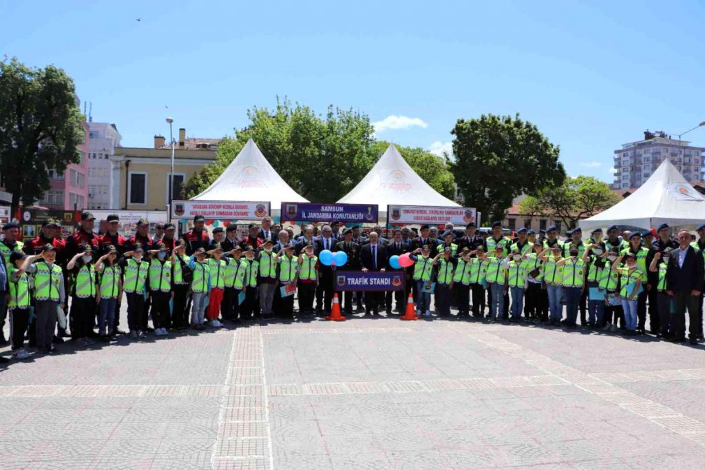 Samsun’da geniş iştirakli Trafik Haftası aktifliği