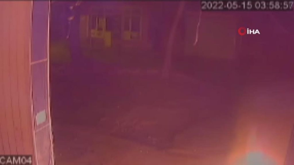 Samsun’da molotoflu hücumun imajları ortaya çıktı