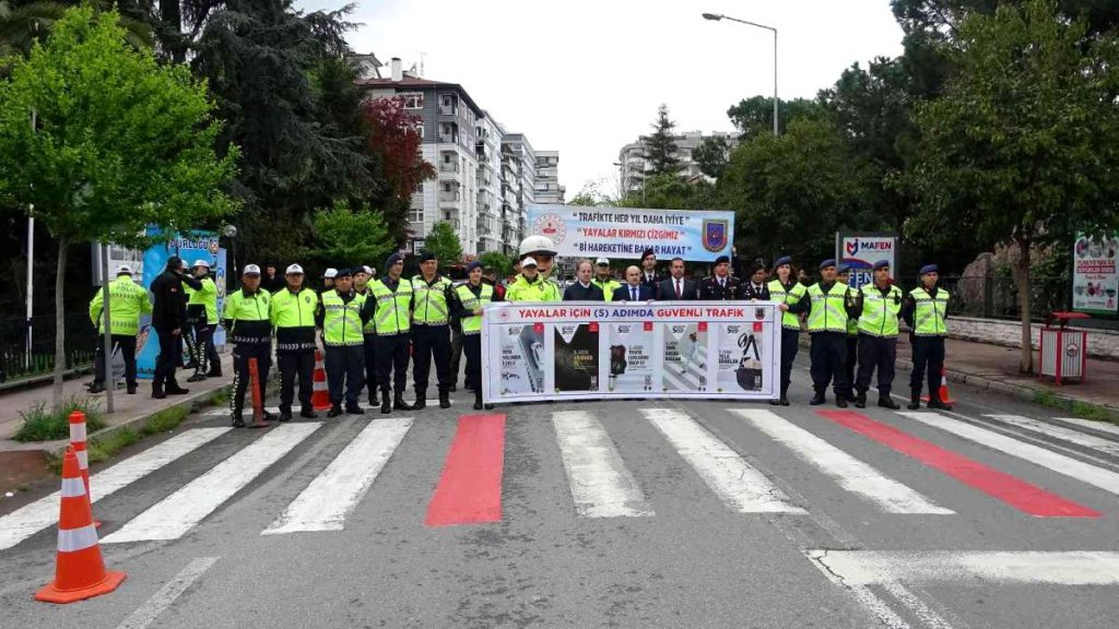 Samsun’da ‘Yayalar İçin 5 Adımda İnançlı Trafik’ uygulaması