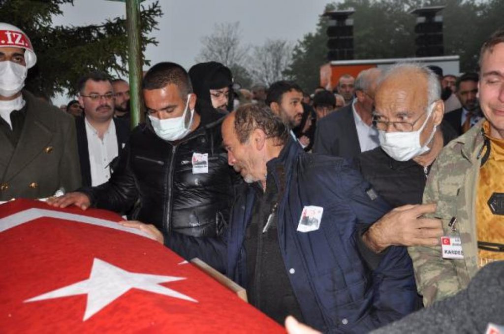 Şehit Uzman Çavuş Çarkcı’nın cenazesi, Samsun’da (2)
