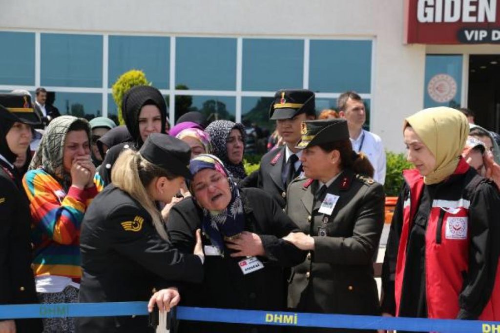 Şehit uzman çavuş Sancak’ın cenazesi Samsun’da