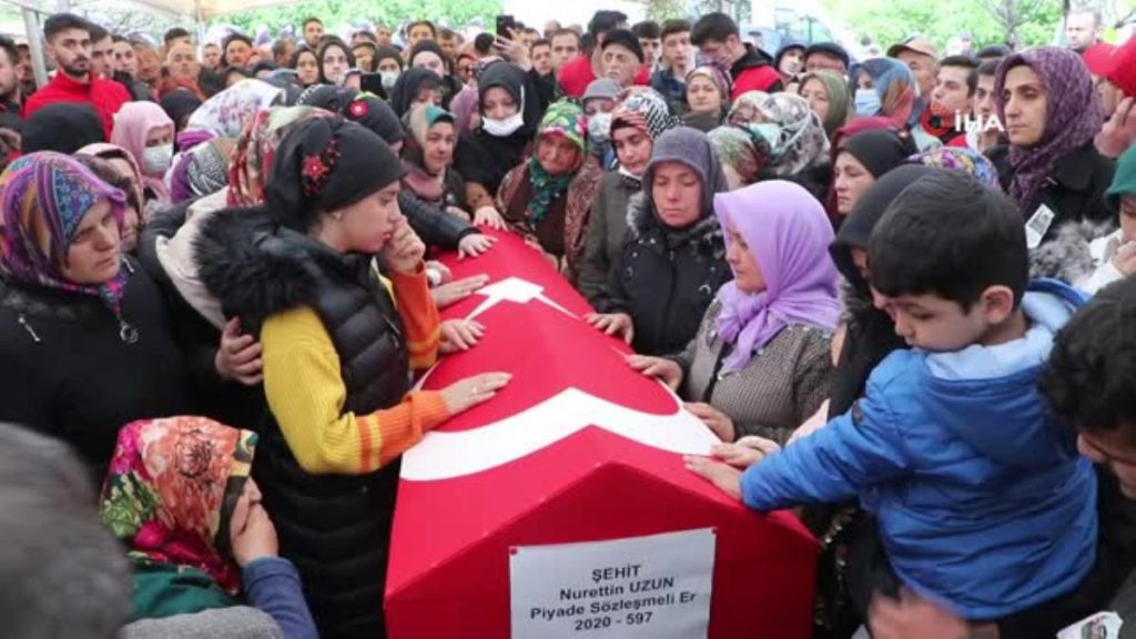 Son dakika… Samsunlu şehit Nurettin Uzun’a veda
