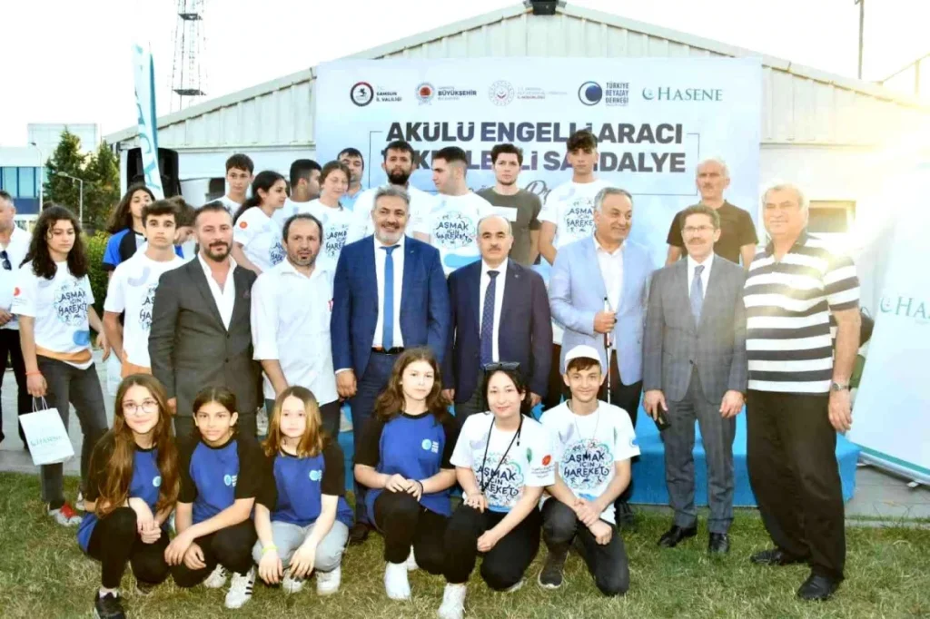 Samsun’da 126 engelliye tekerlekli sandalye