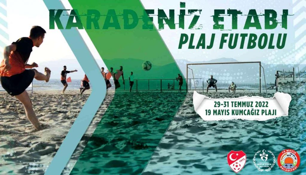 2022 TFF Plaj Futbolu Karadeniz Etabı 19 Mayıs ilçesinde yapılacak