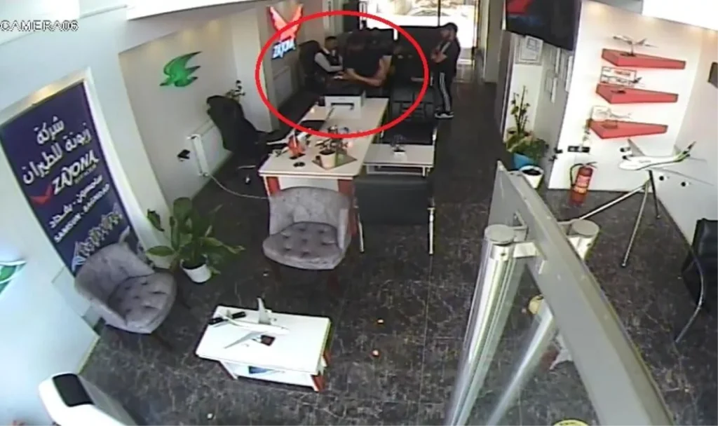 Iraklı şahsa iş yerinde yumruklu hücum