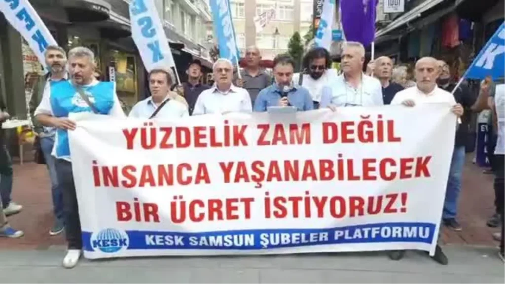 Samsun Kesk Şubeler Platformu: “Kaşıkla Verilen Kepçeyle Alınmak İsteniyor”