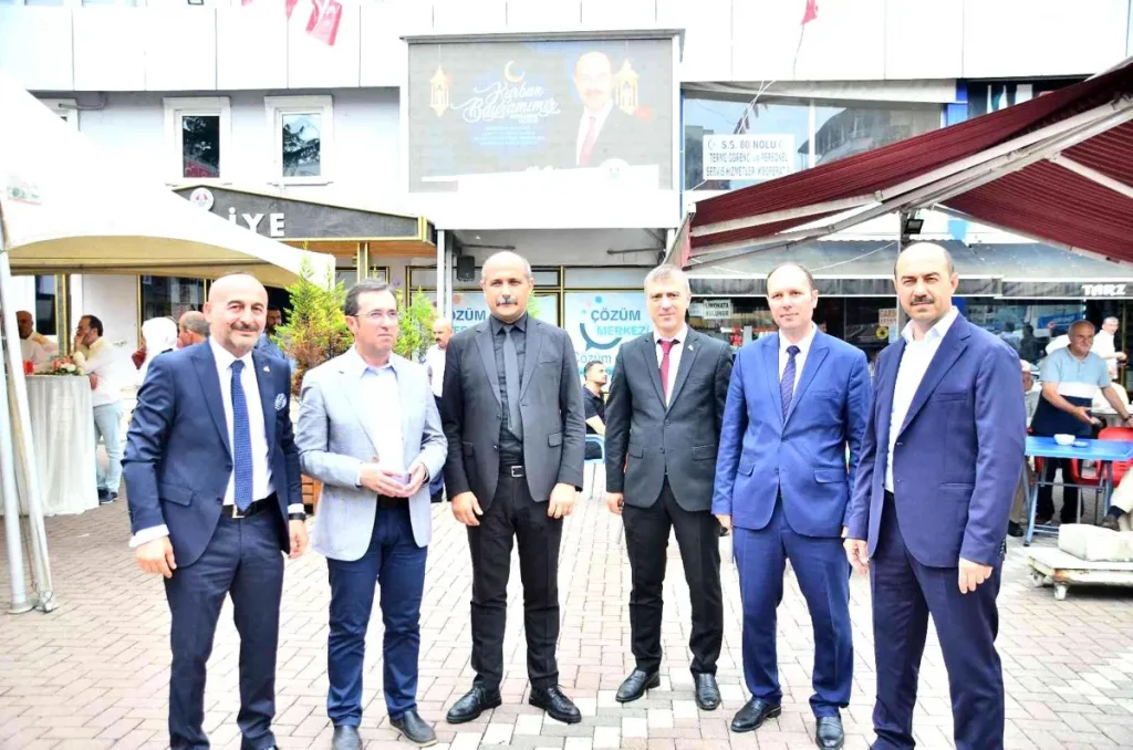 Terme’de bayramlaşma merasimi