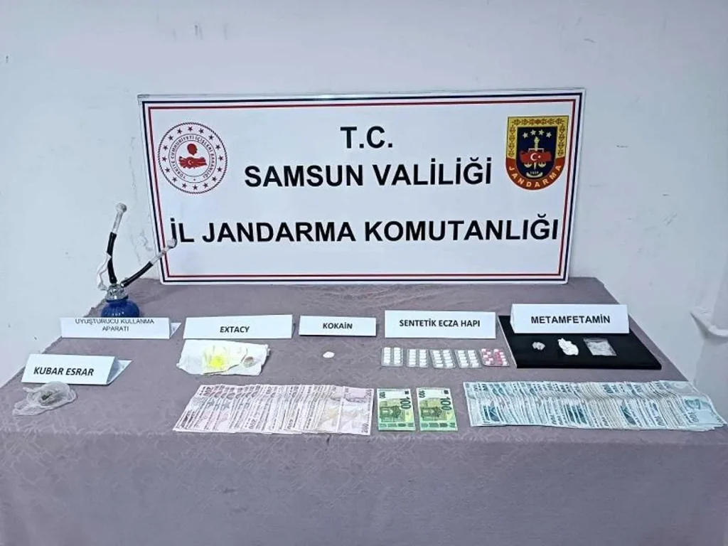 Samsun 3. sayfa haberi… Samsun’da çok ölçüde narkotik unsur ele geçirildi
