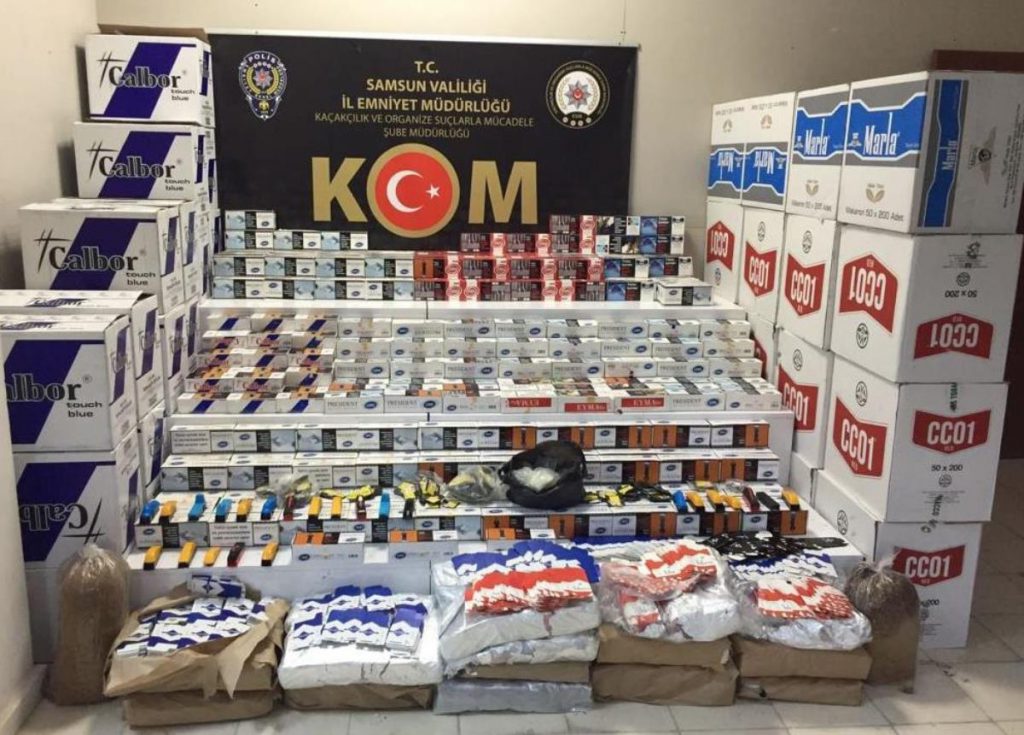 Samsun gündem haberi… Samsun’da 472 bin 800 makaron ele geçirildi