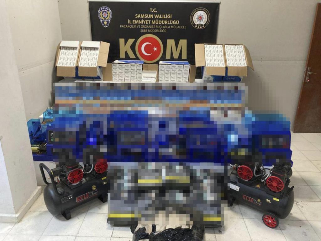 Samsun gündem haberi: Samsun’da 93 bin 600 filtreli sigara kağıdı ele geçirildi