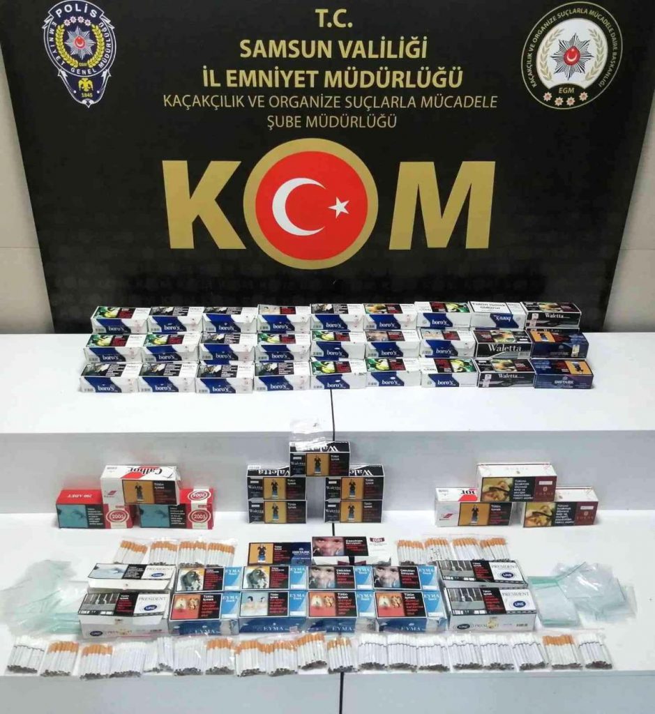 Samsun haber: Samsun’da 16 bin 240 kol makaron ele geçirildi