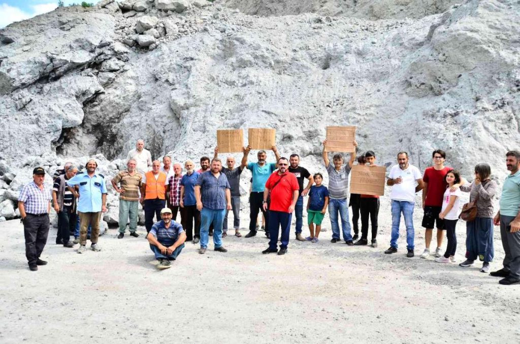 Samsun haber: Samsun’da yol ve taş ocağı hareketi
