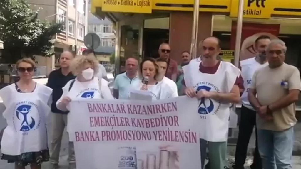 Samsun haber! Ses Samsun Şube Lideri Ocak “Bankalar Karlılık Rekoruna Gerçek Koştururken İşçiler Ayı Nasıl Çıkarabilirim Diye Kuruş Hesabı Yapıyor”