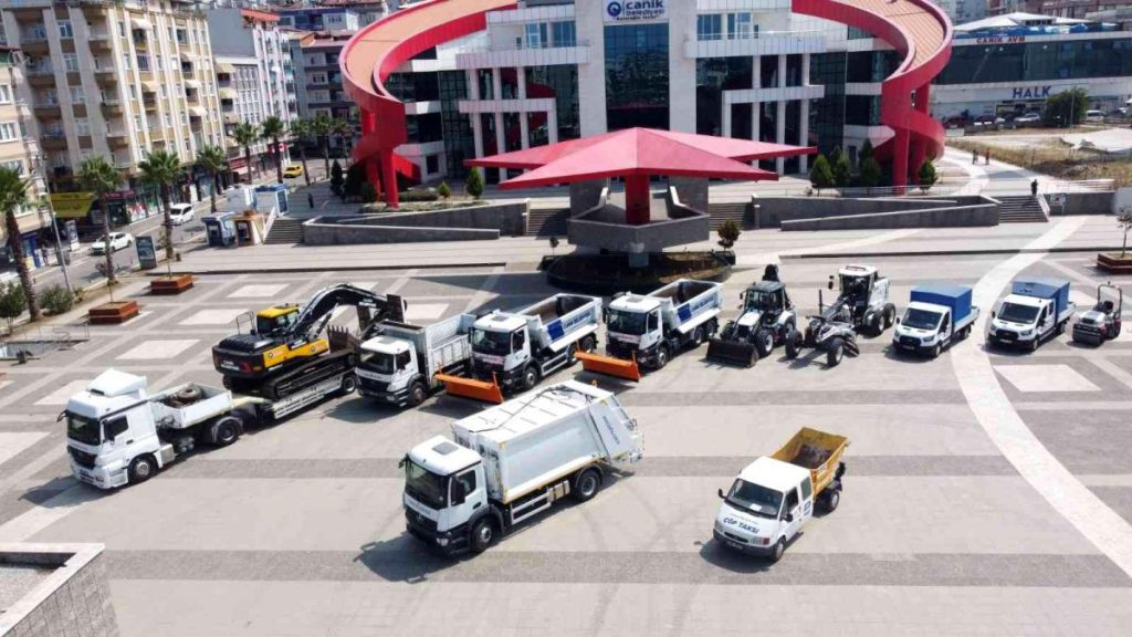 Samsun haberi… Canik Belediyesi araç filosunu güçlendirdi