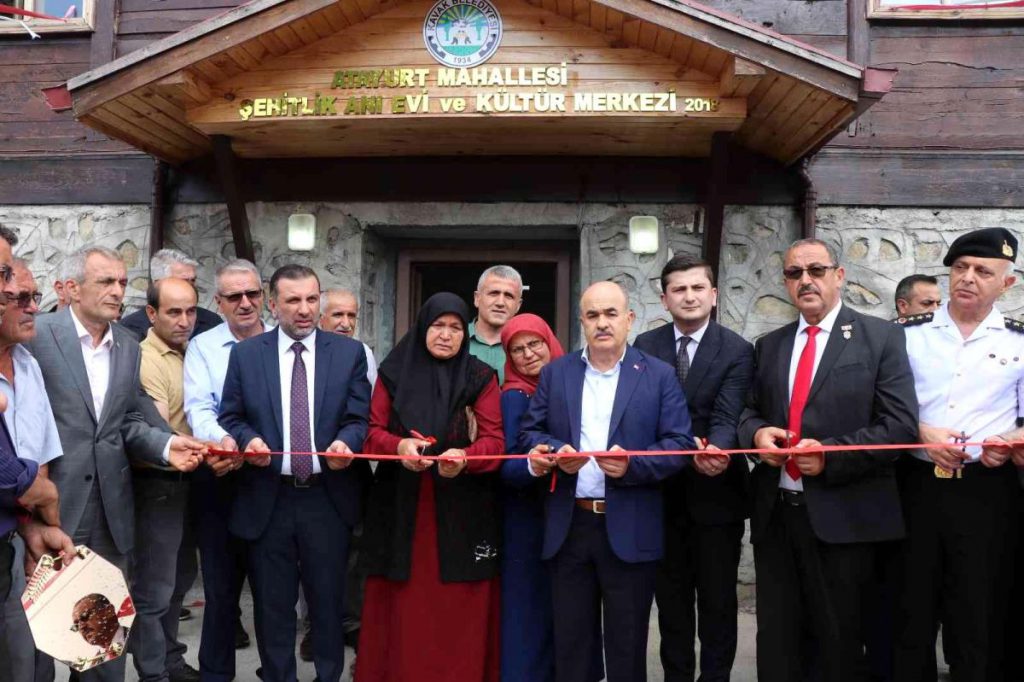 Samsun haberleri… Kavak’ta Şehitlik Anı Konutu Kültür Merkezi açıldı