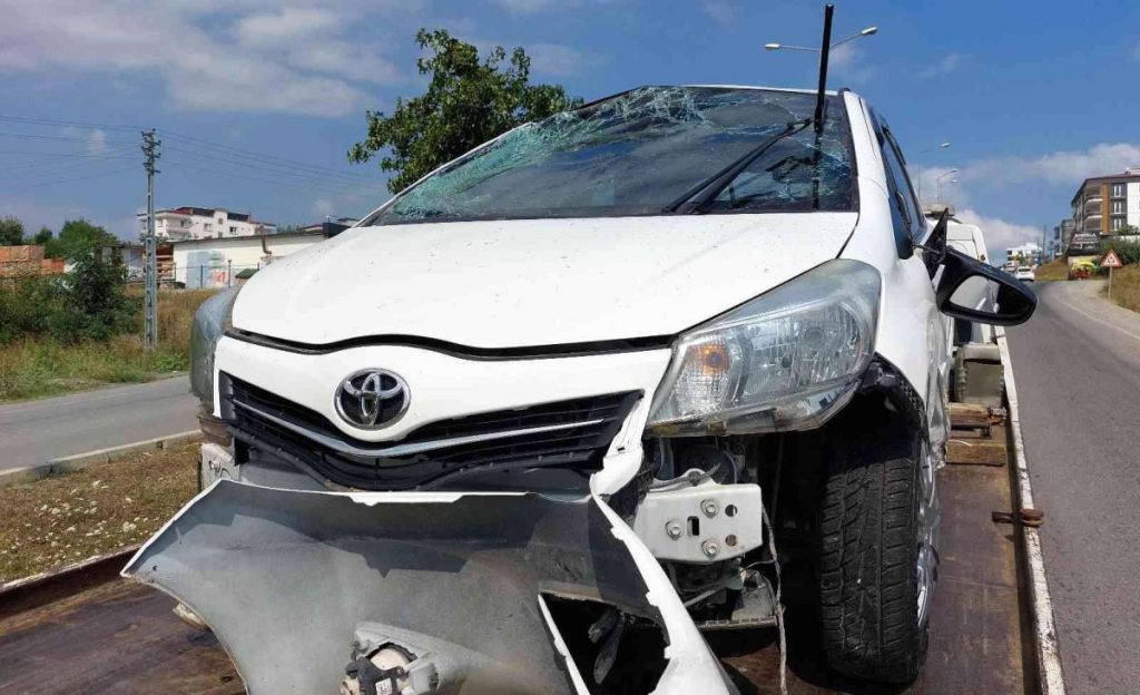 Son dakika haber | Samsun’da trafik kazası: 2 yaralı