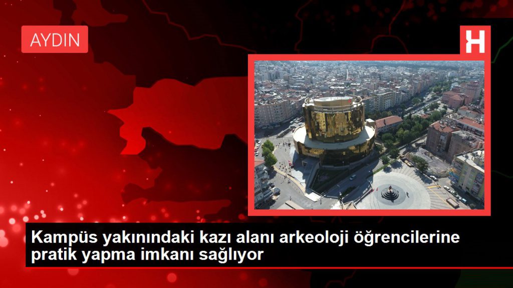 Yerleşke yakınındaki hafriyat alanı arkeoloji öğrencilerine pratik yapma imkanı sağlıyor