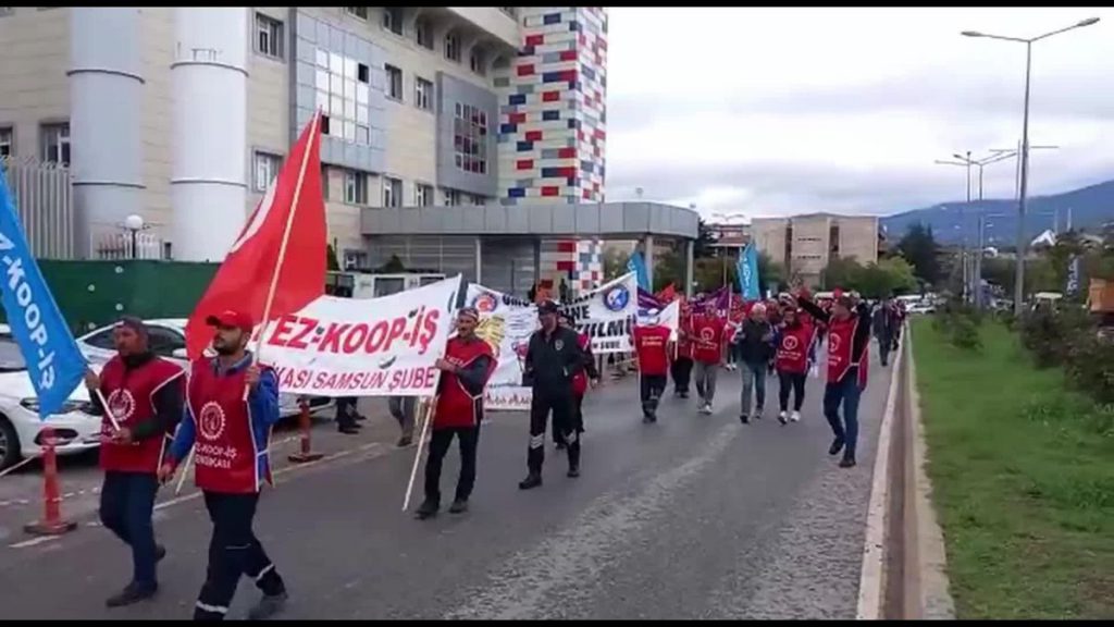 Ondokuz Mayıs Üniversitesinde Çalışan Çalışanlardan Gözleri Bağlı Aksiyon