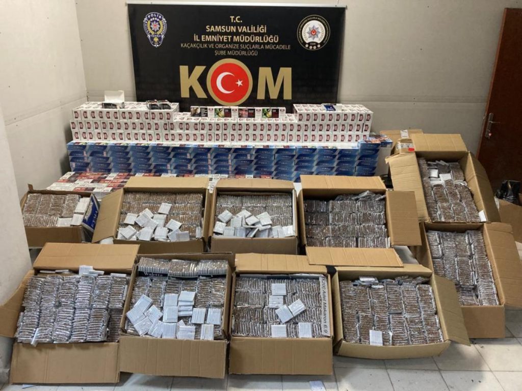 Samsun gündem haberi | Samsun’da 293 bin 700 filtreli sigara kağıdı ele geçirildi