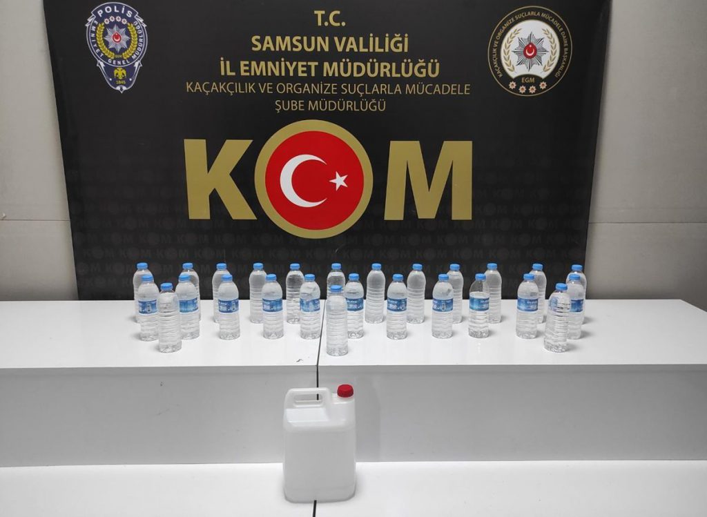 Samsun haberleri | Samsun’da düzmece içki operasyonunda bir zanlı yakalandı