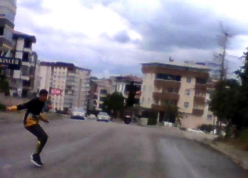Şoförün dikkati kazayı önledi
