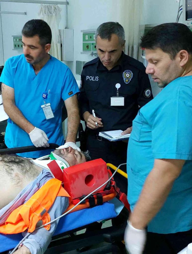 Son dakika haberi | Samsun’da hastane inştından düşen personel yaralandı