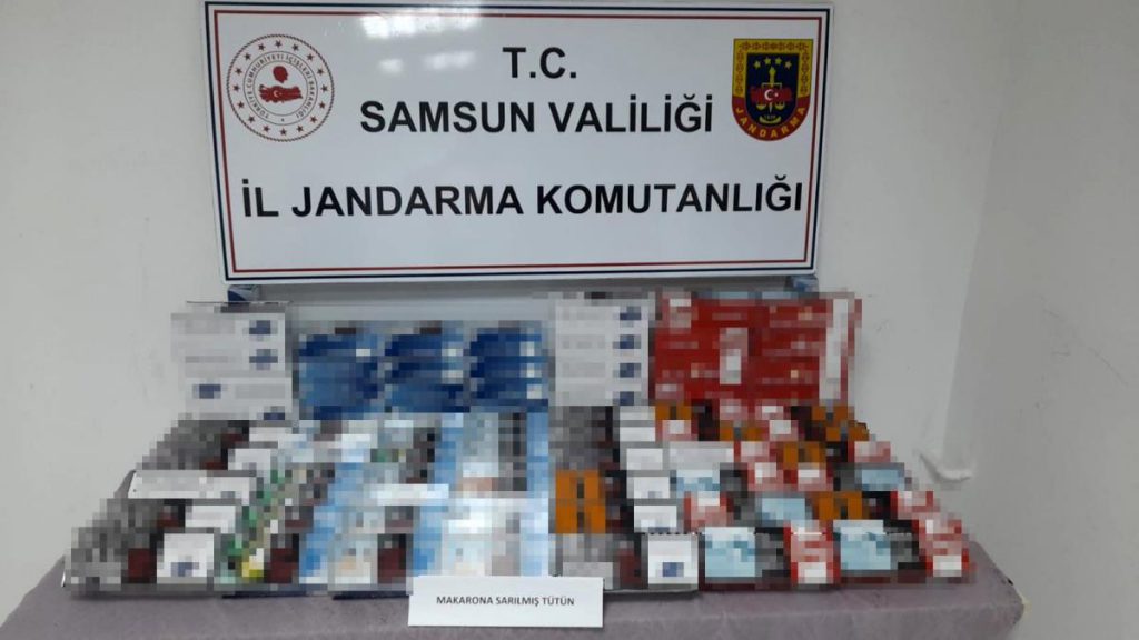 Son dakika haberi | Samsun’da jandarma 16 bin 800 kısım dolu makaron ele geçirdi