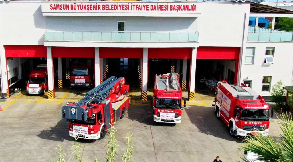 Samsun haber! Samsun itfaiyesi birinci 8 ayda 4 bin olaya müdahale etti