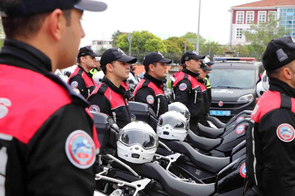 Samsun haberi: Samsun polisine 5 yeni motosiklet desteği