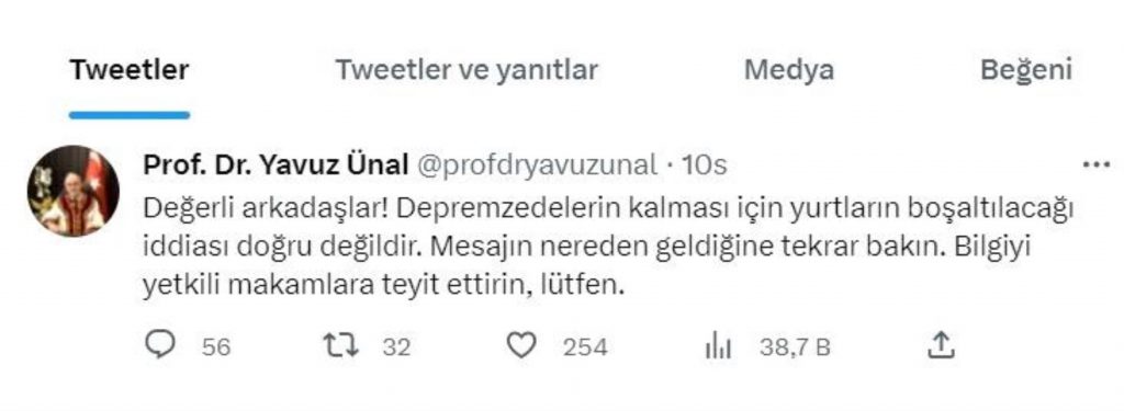 Samsun’da üniversite öğrencilerine gönderilen ‘yurtları boşaltın’ bildirisi temelsiz çıktı